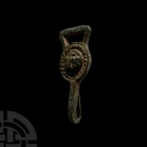 Tudor Bronze Hook Fastener with IHS