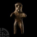 Iron Age Celtic Bronze Deity Votive Statuette