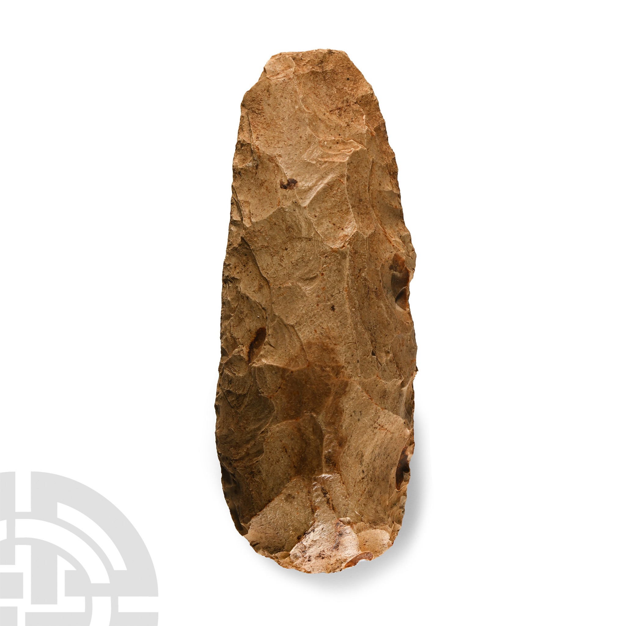 Very Large Stone Age 'Charente' Knapped Flint Axe Head - Image 2 of 2