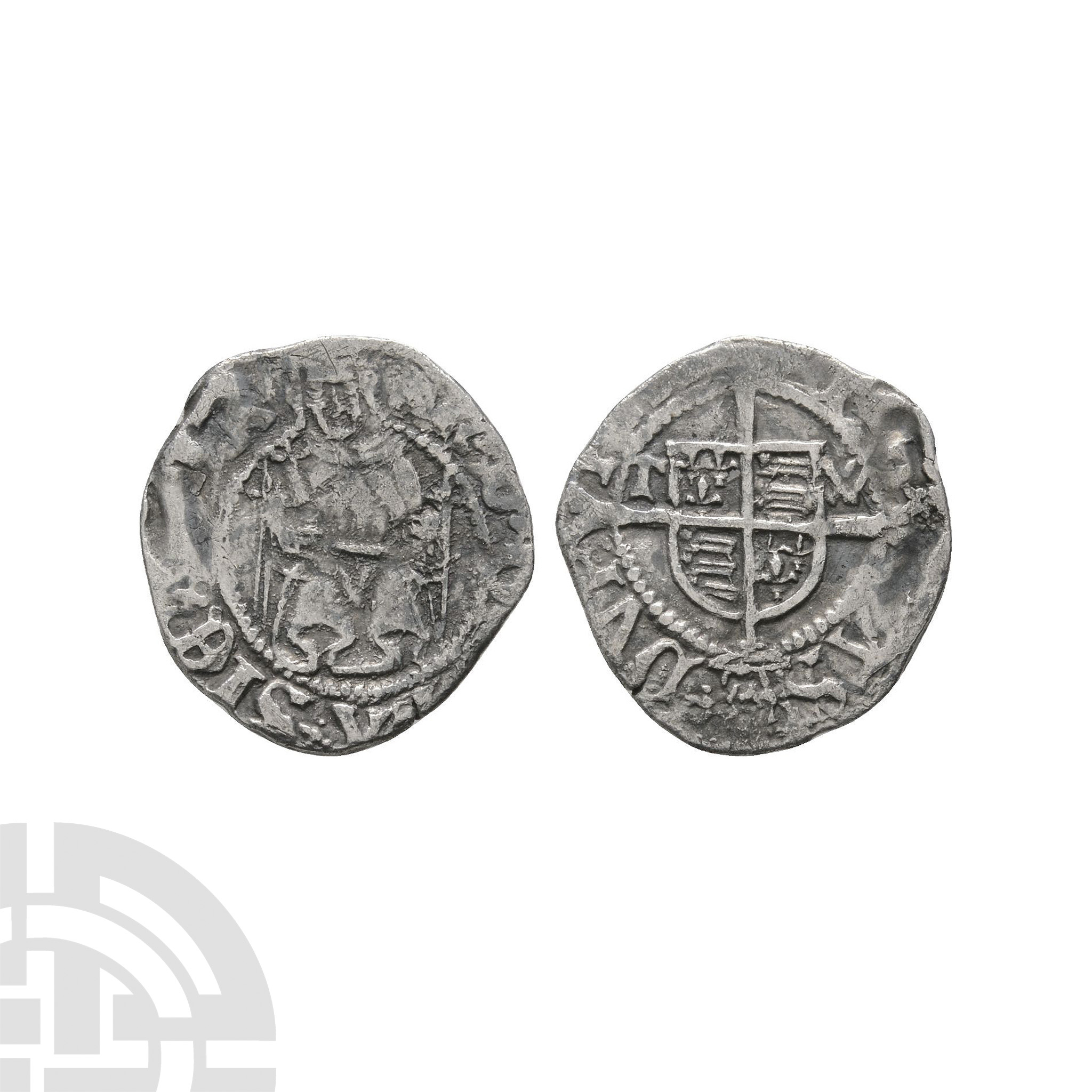 Tudor to Stuart Coins - Henry VIII - Archbishop Wolsey - AR 'Sovereign' Type Penny