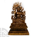 Sino-Tibetan Gilt Bronze Statue