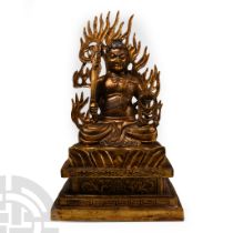 Sino-Tibetan Gilt Bronze Statue