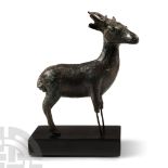 Post Medieval Bronze Deer Statuette