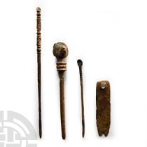 Roman Bronze Toilet Implement Group