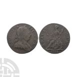 English Milled Coins - George III - AE Halfpenny