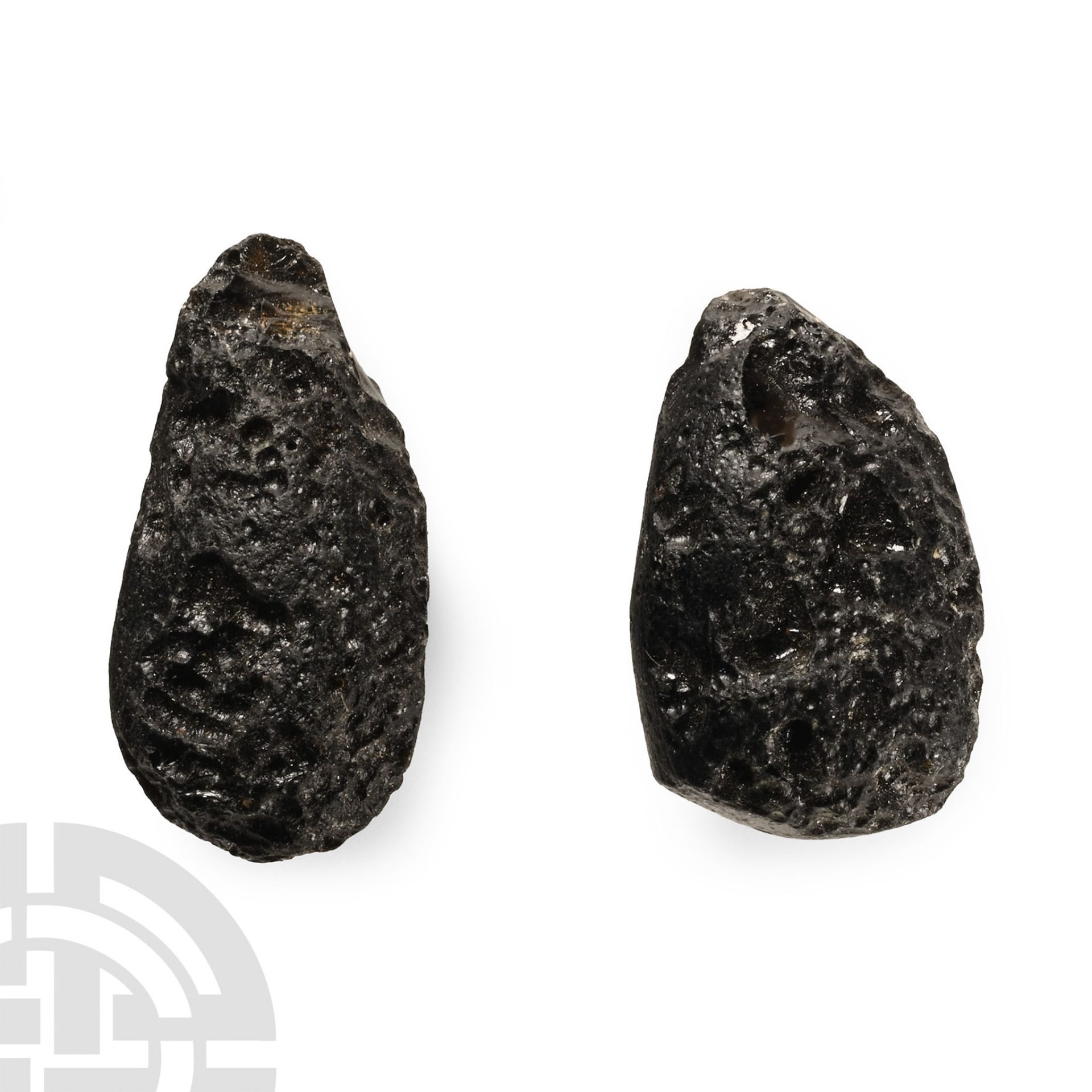 Natural History - Indo-Chinite Black Meteoritic Glass Tektite Group