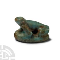 Egyptian Faience Scarab