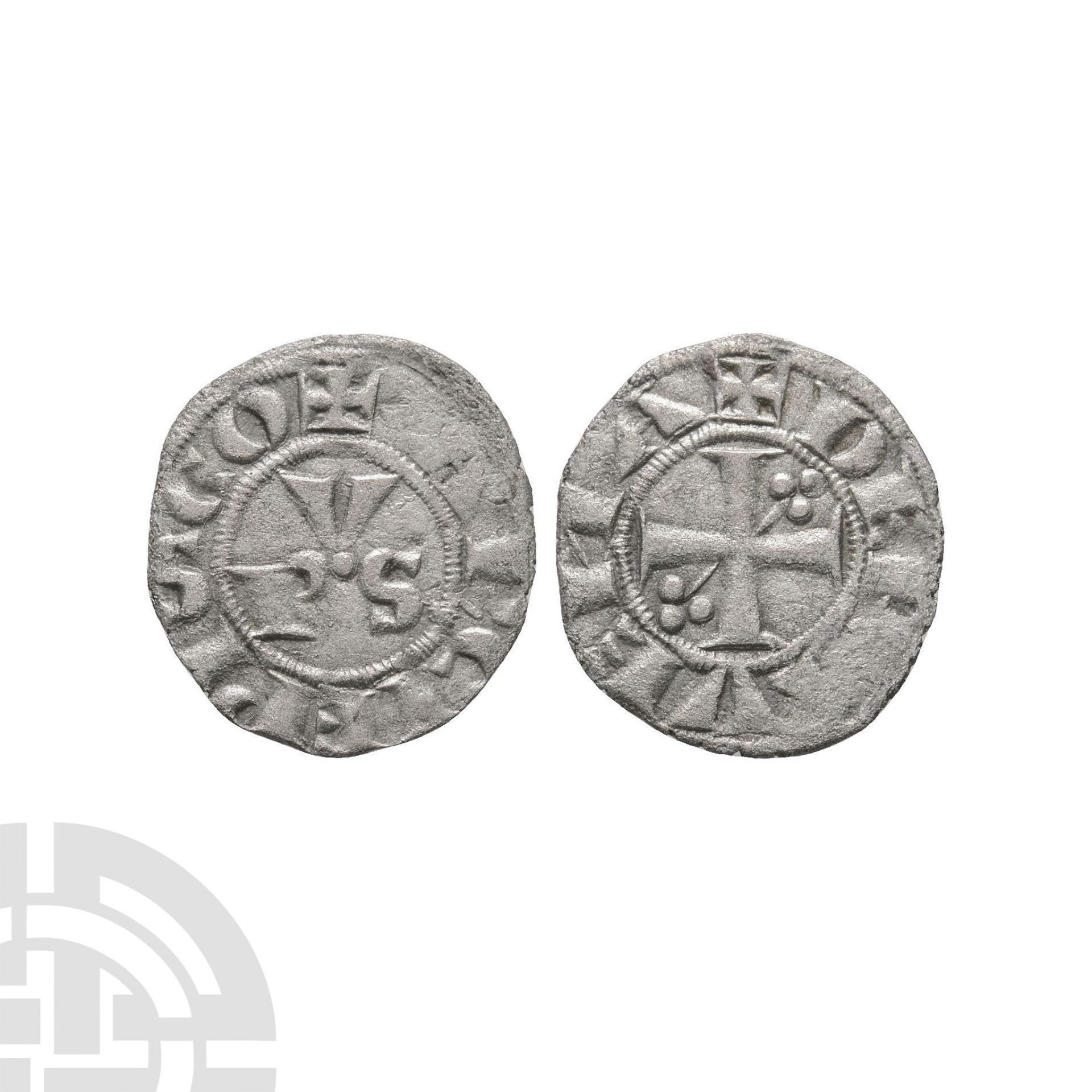 World Coins - Crusader Issues - Republic of Italy - Ravenna - AR Denier