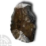 Stone Age Pointed Knapped Stone Handaxe