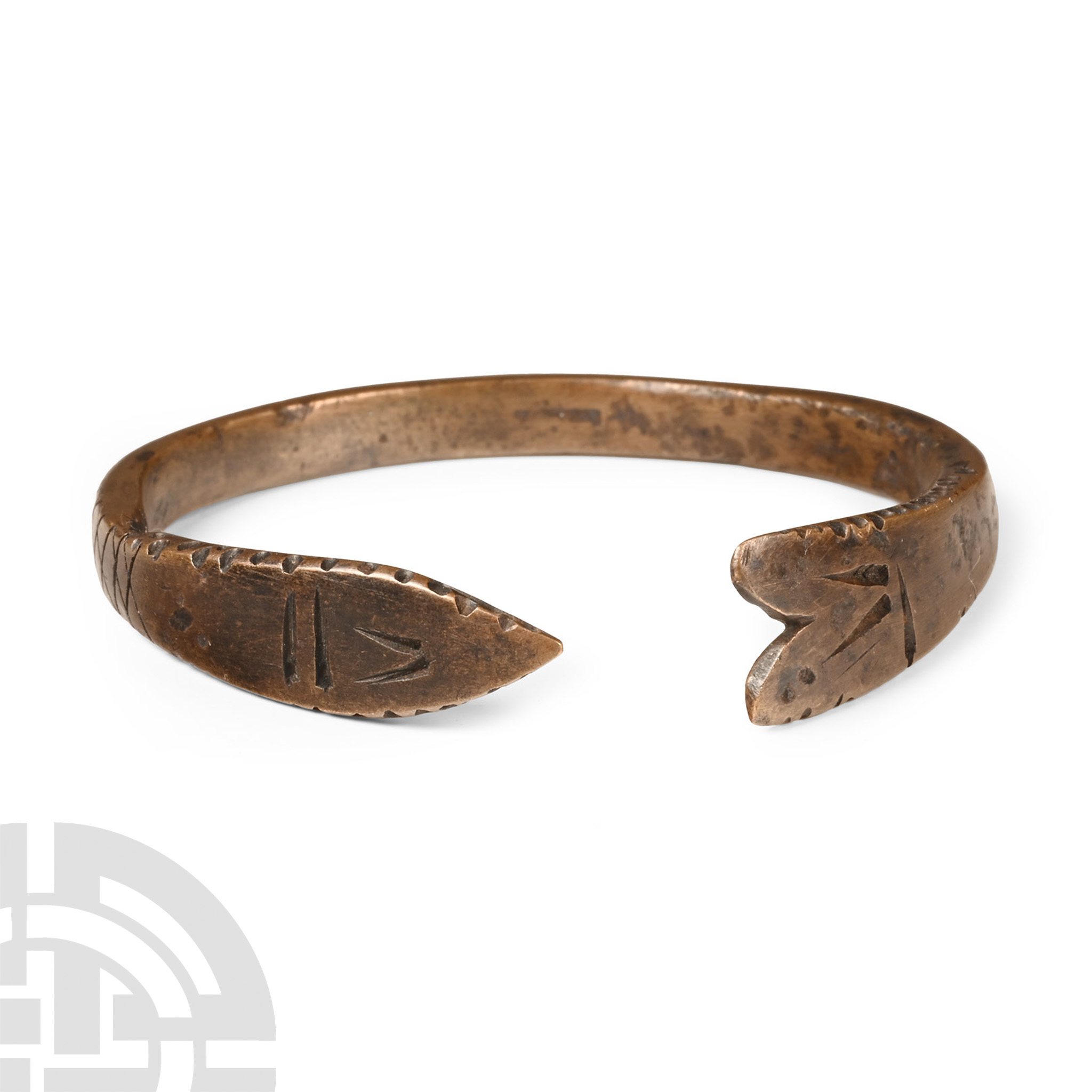 Medieval Bronze Fish Bracelet