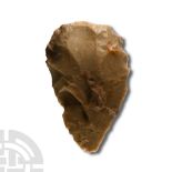 Stone Age 'Plazac' Neanderthal Knapped Handaxe