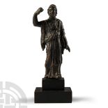 Roman Bronze Statuette of Athena