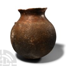 Large Cypriot Brown Ware Storage Jar