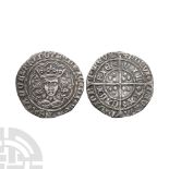 English Medieval Coins - Henry VI - Calais - Rosette-Mascle - AR Groat