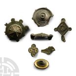 Roman Bronze Mixed Brooch Group