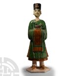 Chinese Ming Glazed Terracotta Tomb Figure