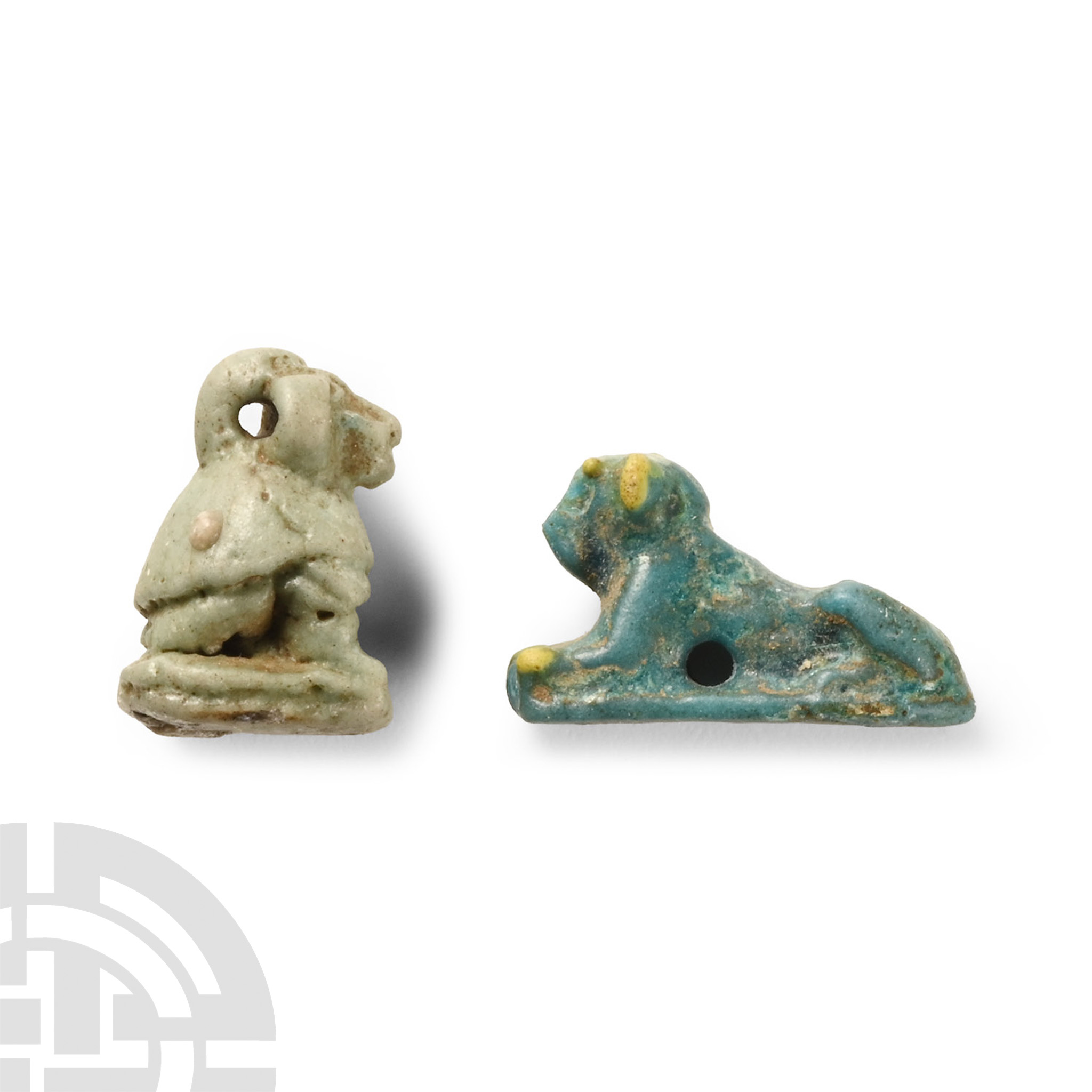 Egyptian Faience Amulet Group