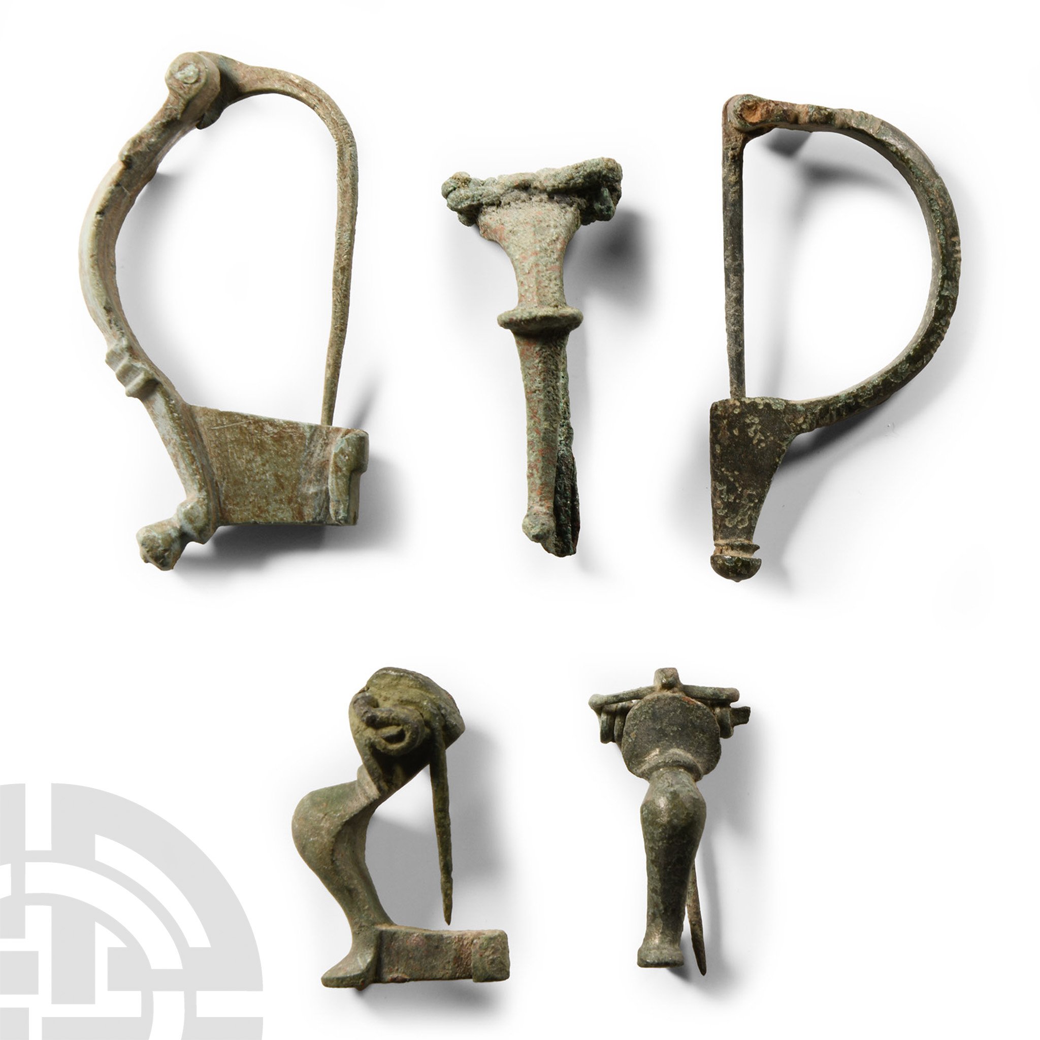 Roman Bronze Bow Brooch Collection