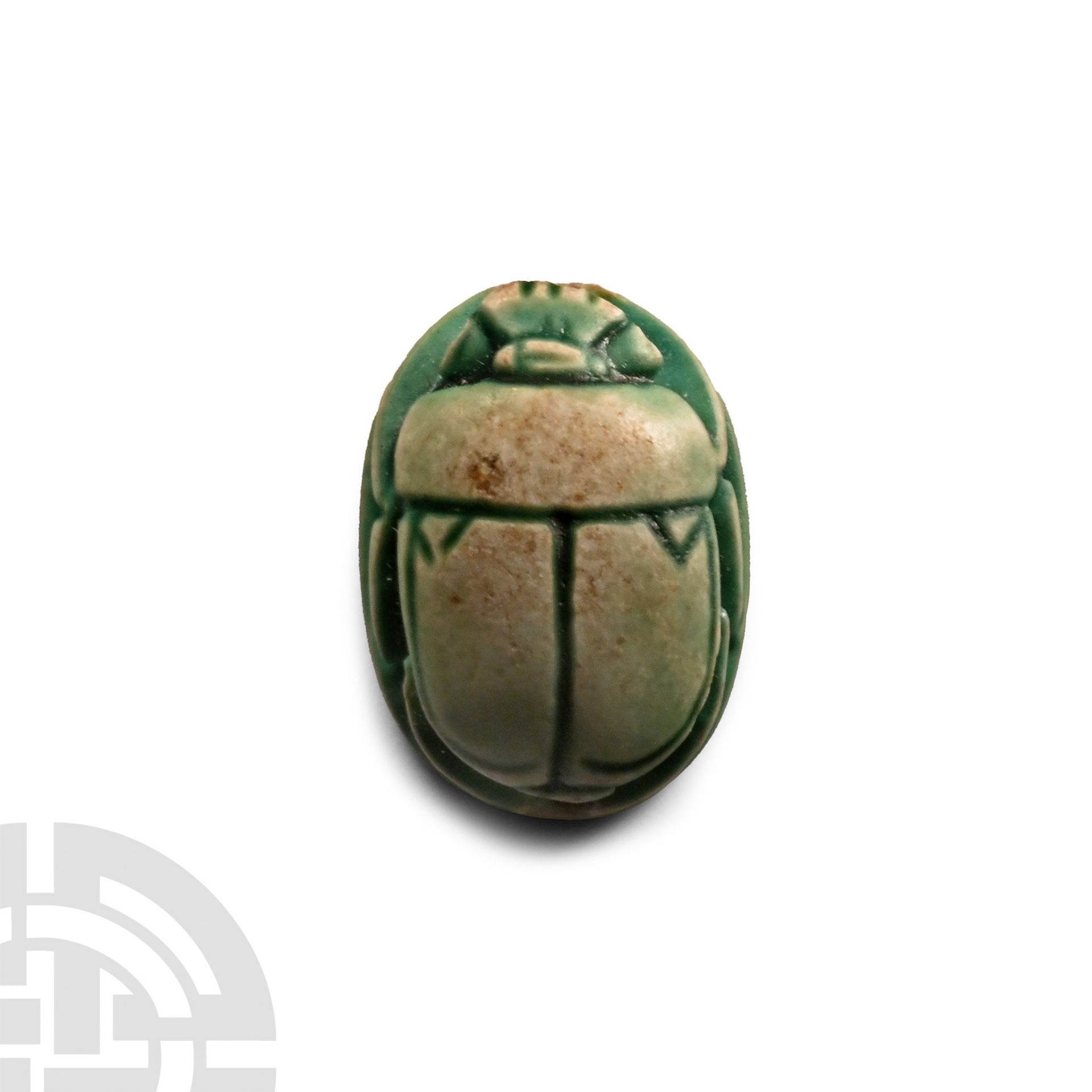 Egyptian Faience Scarab for Amenhotep III