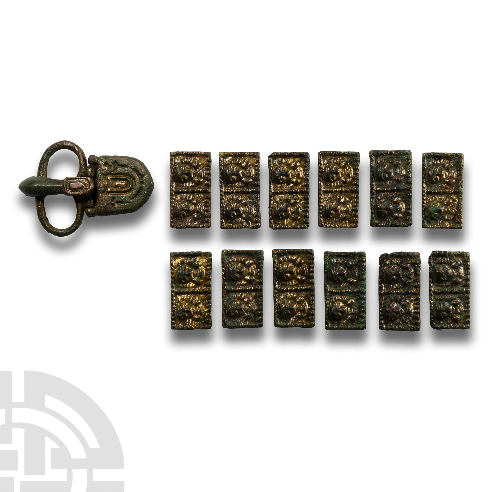 Byzantine Bronze Belt Fitting Set