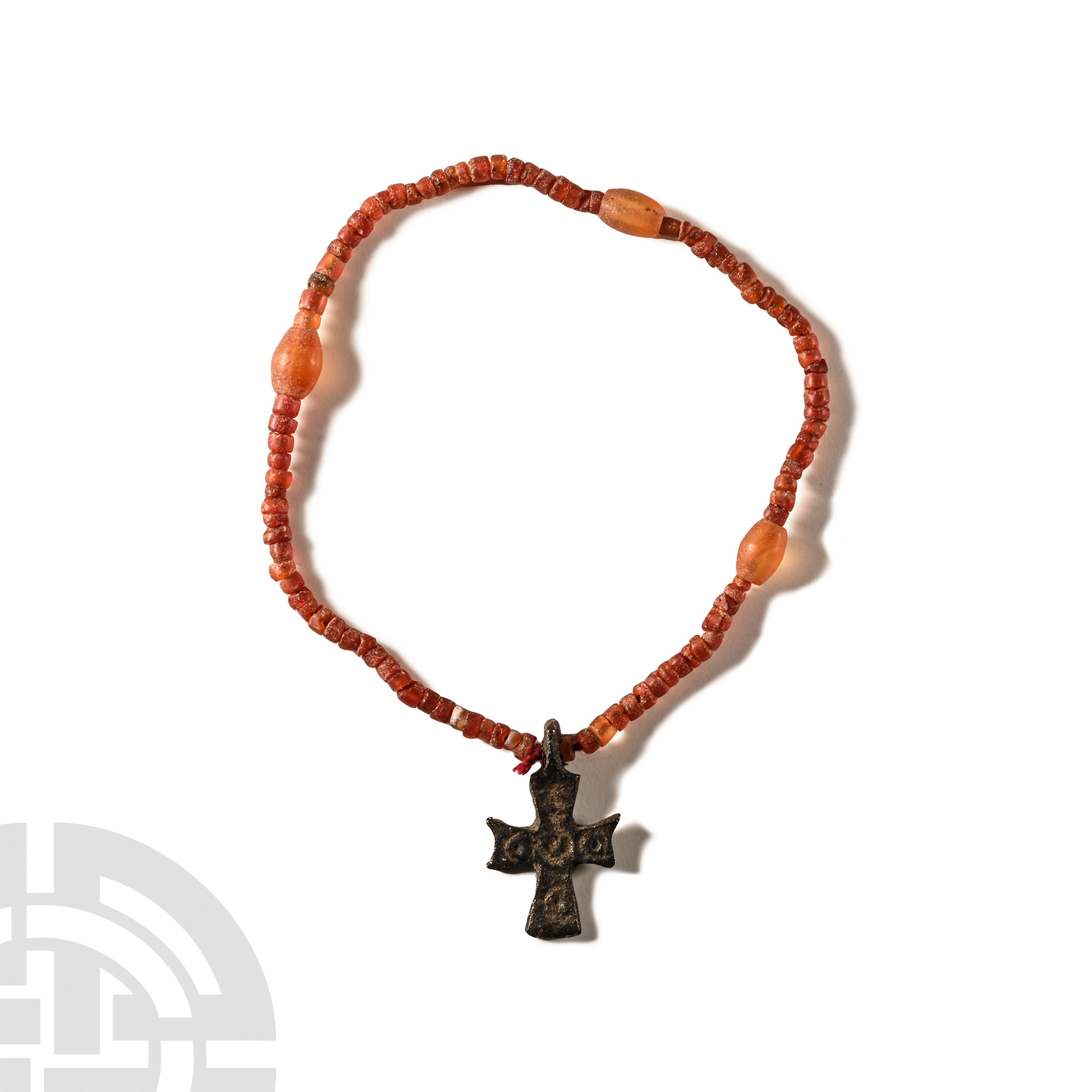 Byzantine Bead Bracelet with Cross