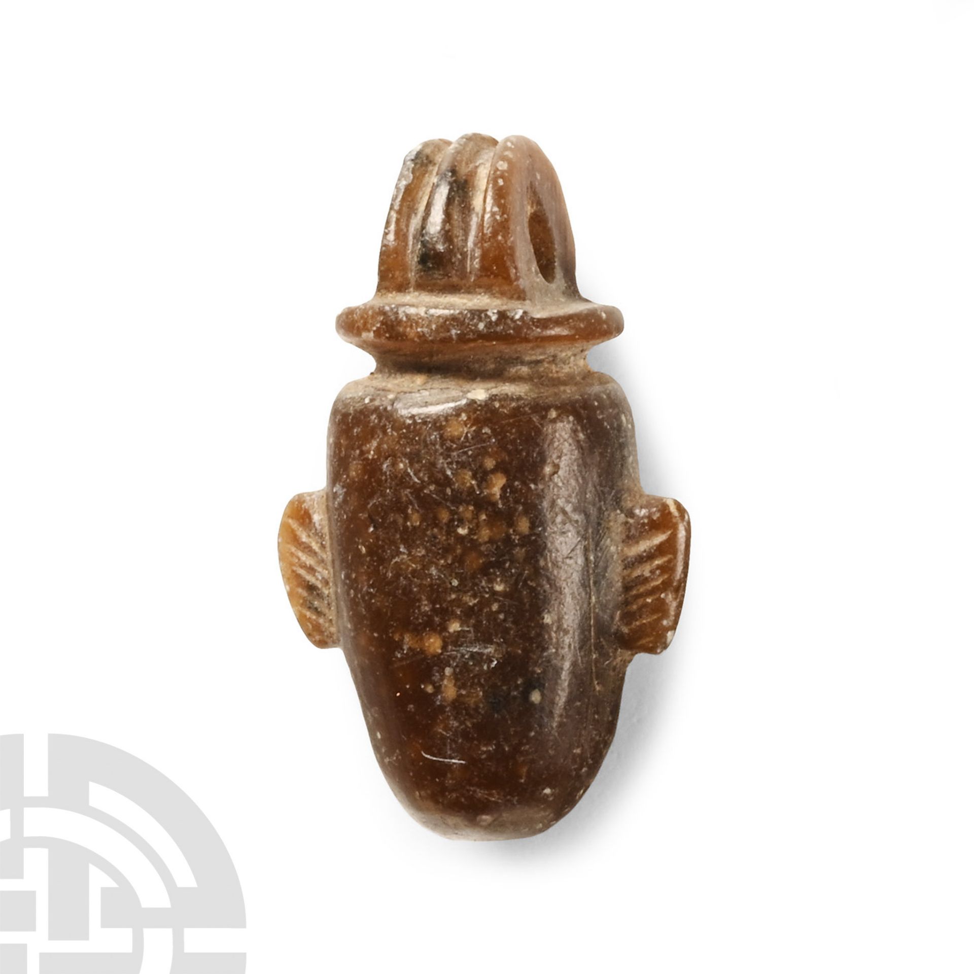 Egyptian Hardstone Heart Amulet