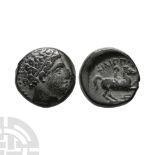 Ancient Greek Coins - Macedonian - Phillip II - Youth on Horseback AE18