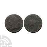 Irish Coins - James II - May 1690 - Gunmoney Small Halfcrown