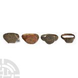 Western Asiatic Decorated Bronze Ring Group