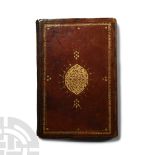 Archaeological Books - Gilt Leather Bound Astrological Manuscript
