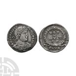 Ancient Roman Imperial Coins - Julian II - AR Reduced Wreath Siliqua