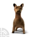 Chinese Han Terracotta Guardian Dog Statue