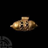 Byzantine Gold Filigree Pendant