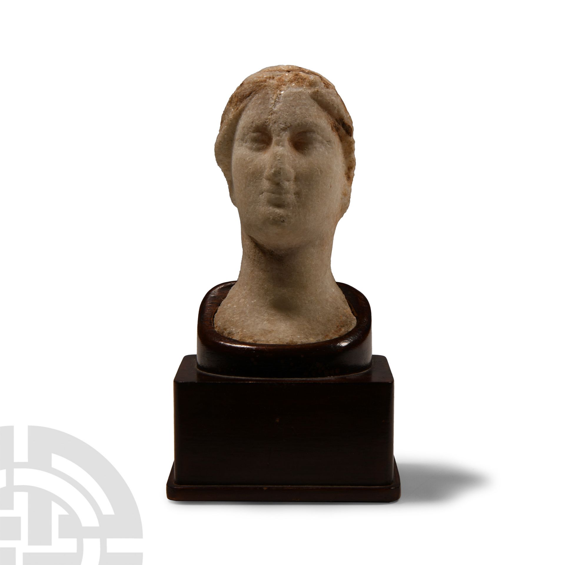 Egyptian Marble Head of a Queen - Bild 2 aus 2