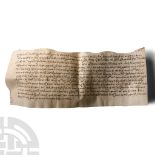 Commonwealth Vellum Document