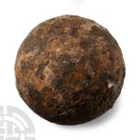 Civil War Period Iron Cannon Ball