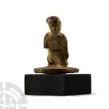 Roman Bronze Statuette of a Germanic Captive