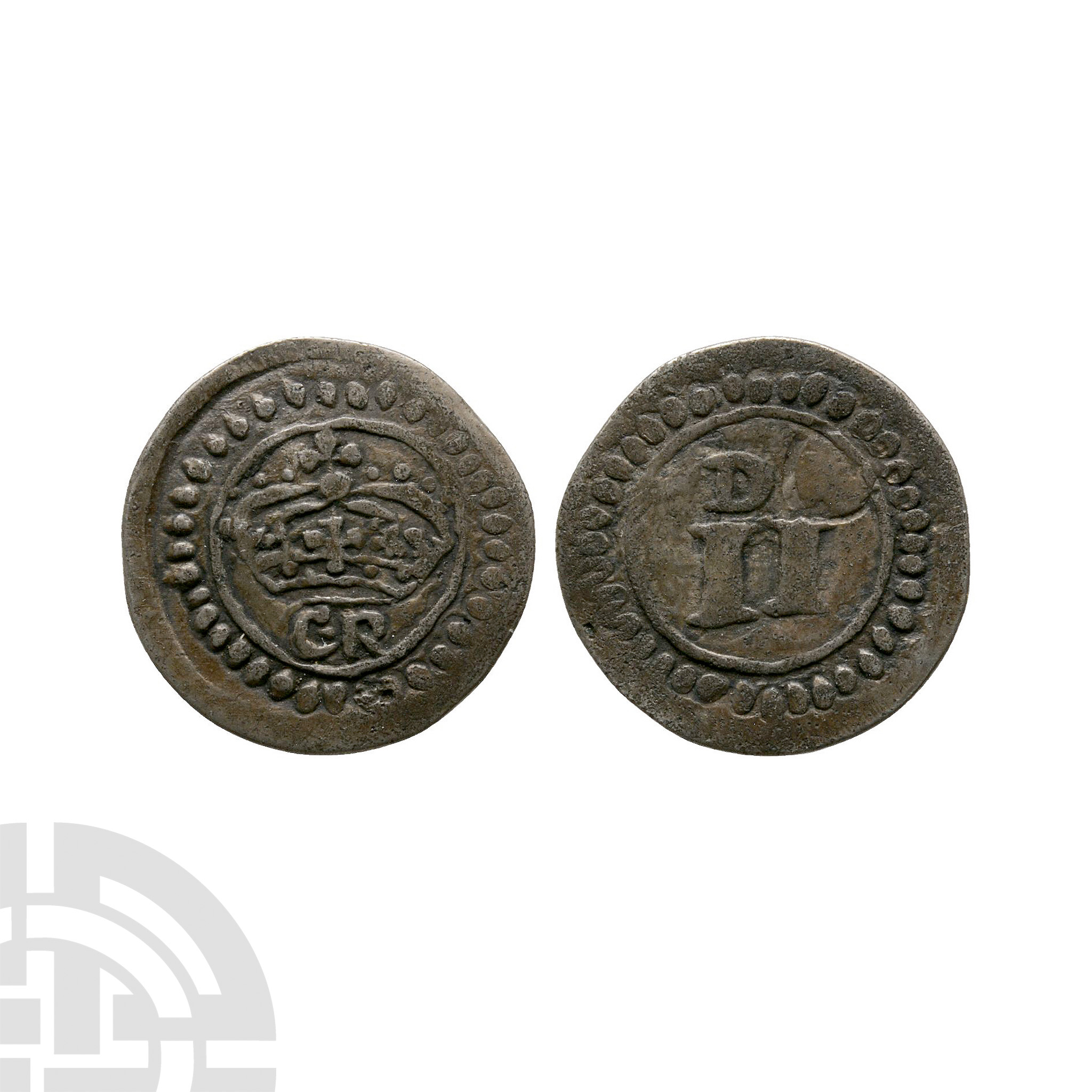 Irish Coins - Ireland - Contemporary Forgery - AR Ormonde Besieged Twopence