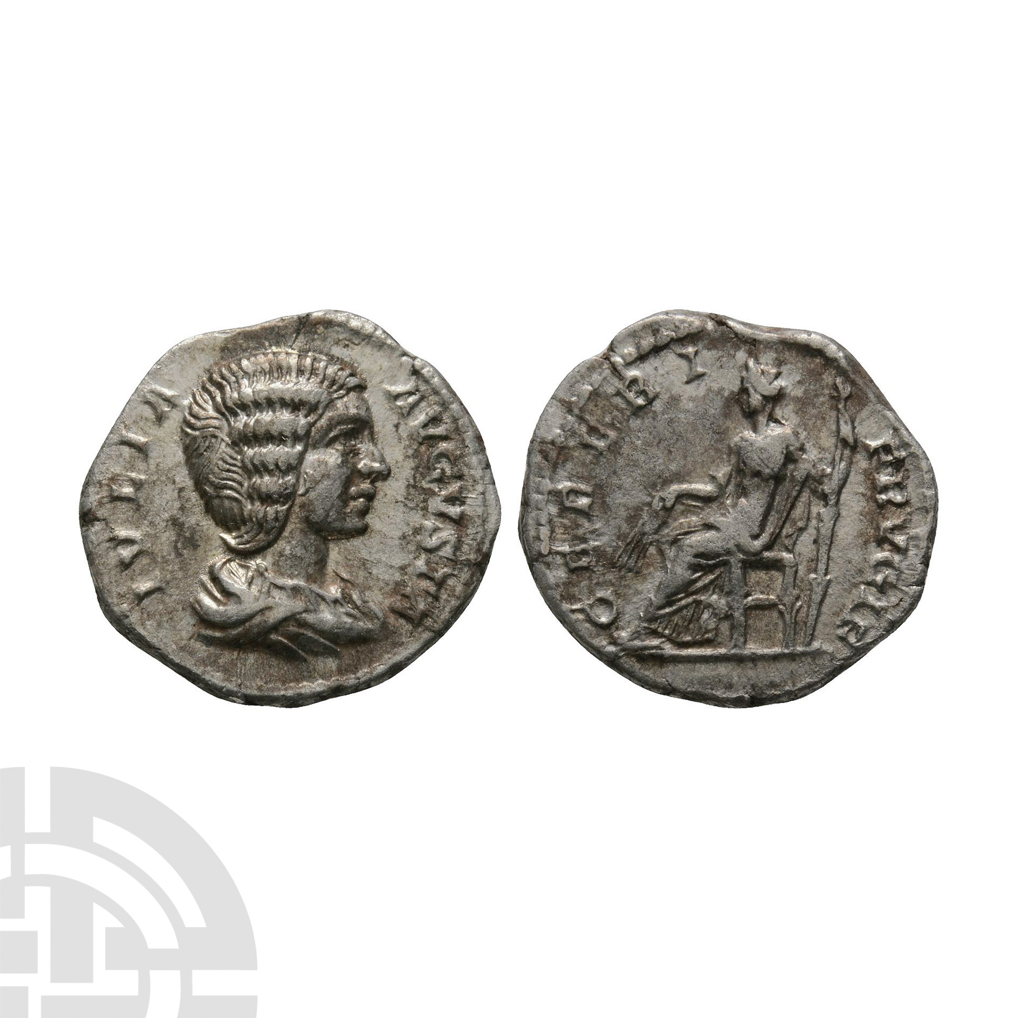 Ancient Roman Imperial Coins - Julia Domna - Ceres AR Denarius