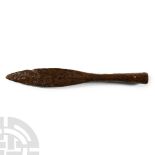 Anglo-Saxon Socketted Iron Spearhead