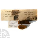 Stone Age Flint Scraper Collection