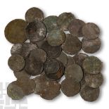 Ancient Roman Imperial Coins - Mixed AE Coin Group [36]