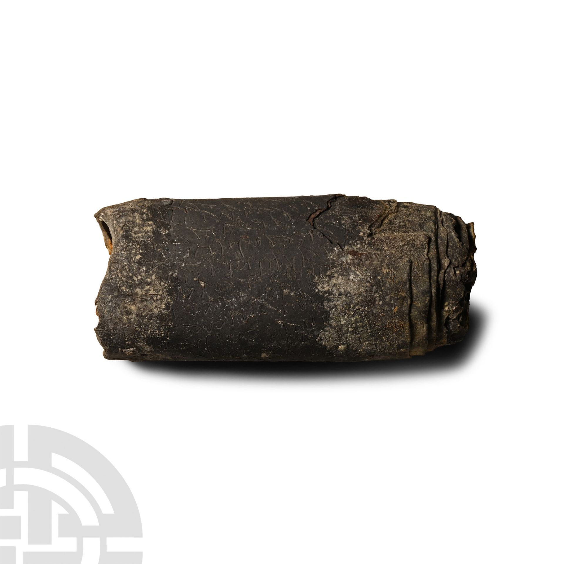 Unopened Aramaic Lead Scroll with Magical Text - Bild 2 aus 2