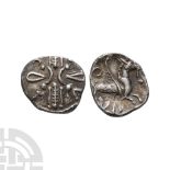 Celtic Iron Age Coins - Catuvellauni - Tasciovanus - AR Capricorn Type Unit