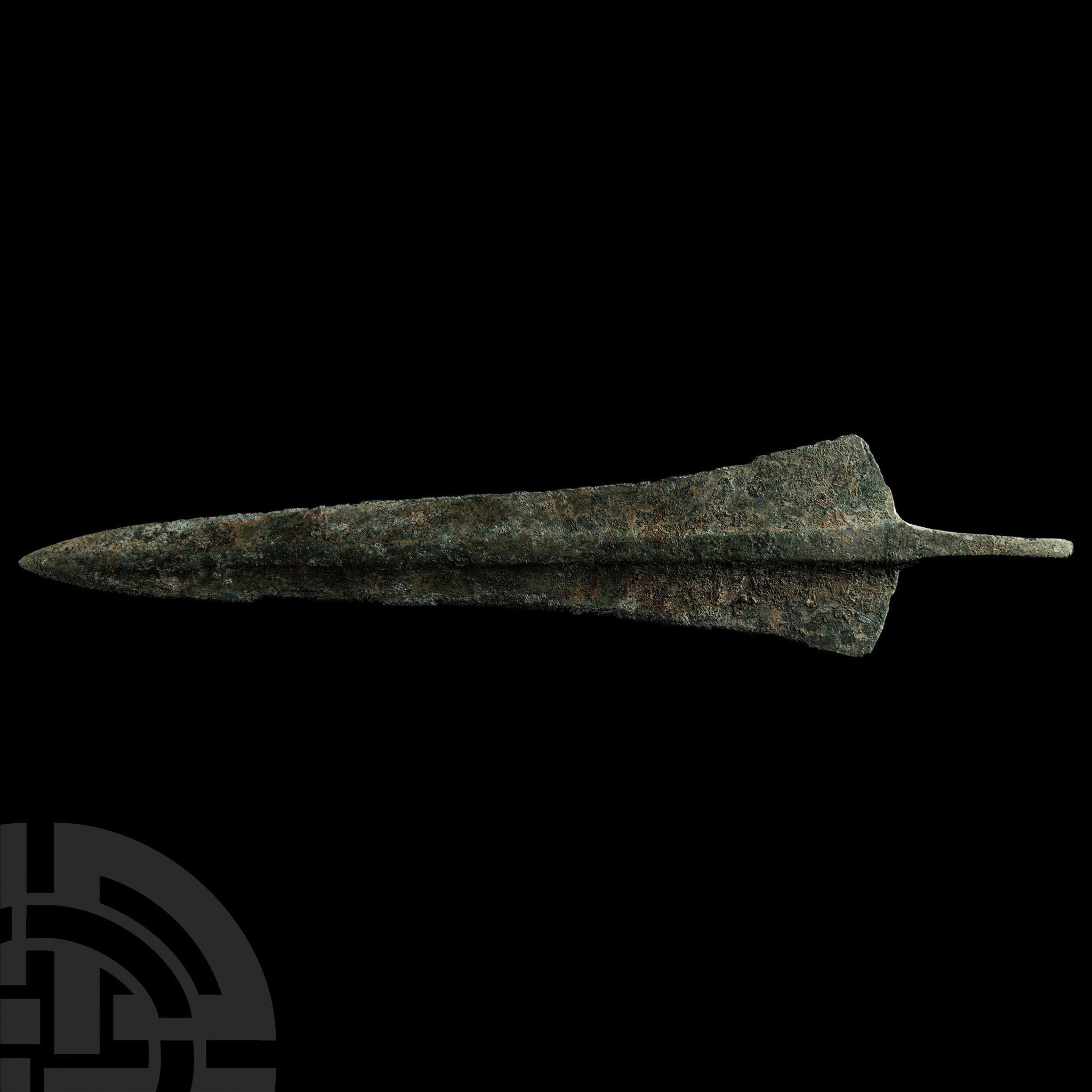 Western Asiatic Bronze Tanged Spearhead