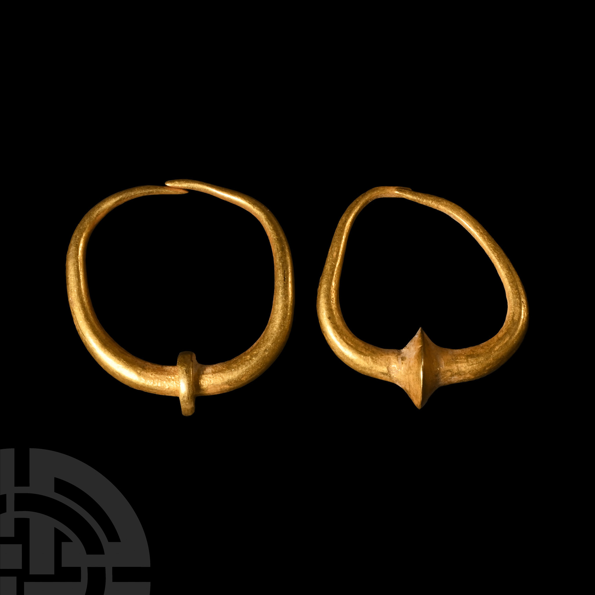 Western Asiatic Gold Earrings