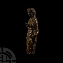 Roman Bronze Figure of the Goddess Flora