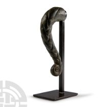 Egyptian Bronze Braided Sidelock of Harpocrates