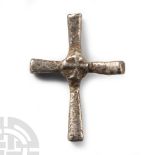 Byzantine Silver Cross with Cross on Body