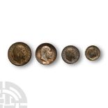 English Milled Coins - Edward VII - Maundy Money Set [4]